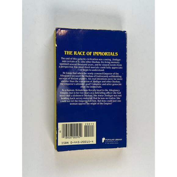 VTG Paperback The Dushau Trilogy #1 Jacqueline Lichtenberg 1985 Popular Library - Picture 2 of 6